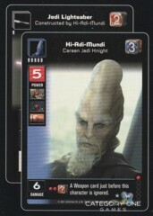 Ki-Adi-Mundi, Cerean Jedi Knight/Jedi Lightsaber, Constructed by Ki-Adi-Mundi